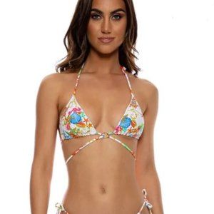 NWT Luli Fama IL Mare Looped Triangle Top SIZE M L